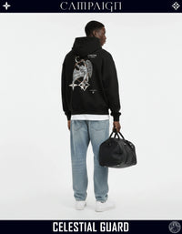 The Angelic Apocrypha High-End Oversize Black Hoodie 100% Premium Cotton