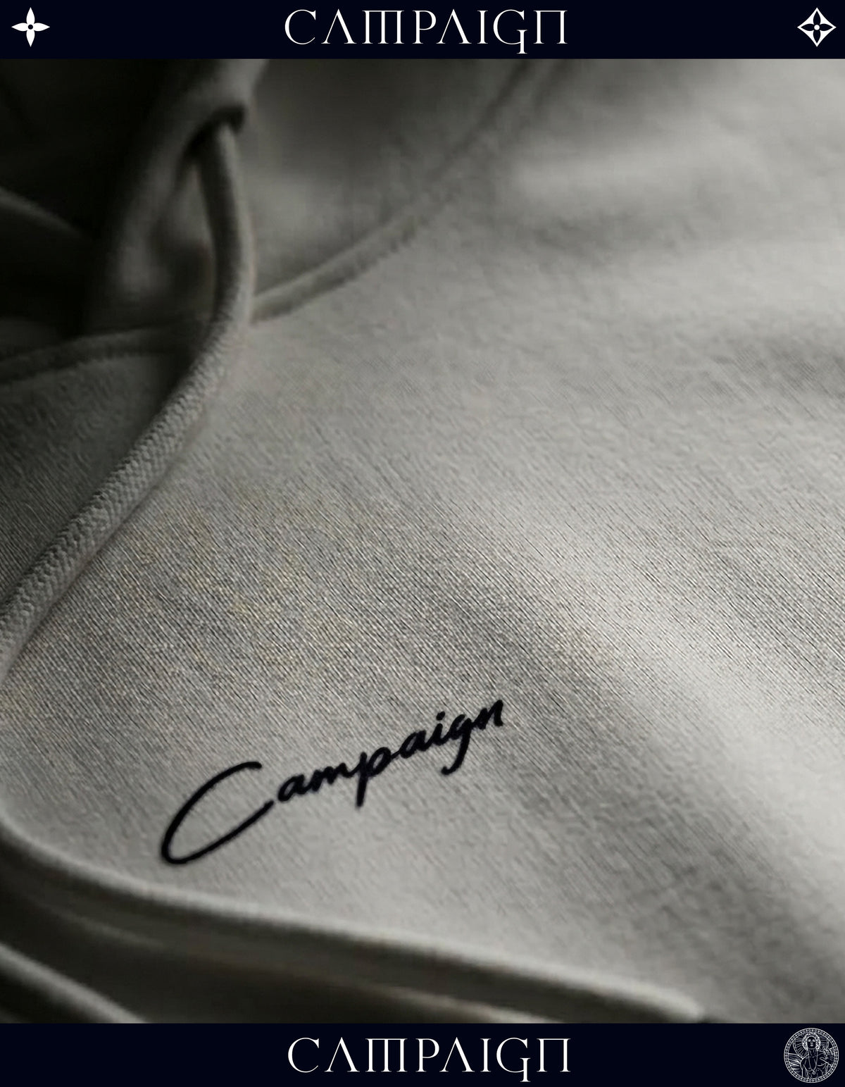 The ultimate authority of the Kingdom. THE SUPREME CAMPAIGN is a High-End 100% Premium Cotton hoodie. Pure, raw, and heavy. Experience the structural Oversize fit that defines the throne.